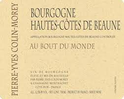 2020 Pierre Yves Colin Morey Bourgogne Haut Cote du Beaune Au Bout Du Monde